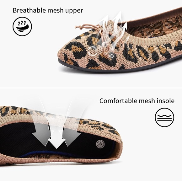 Leopard Print Ballet Flats - Picture 4 of 5